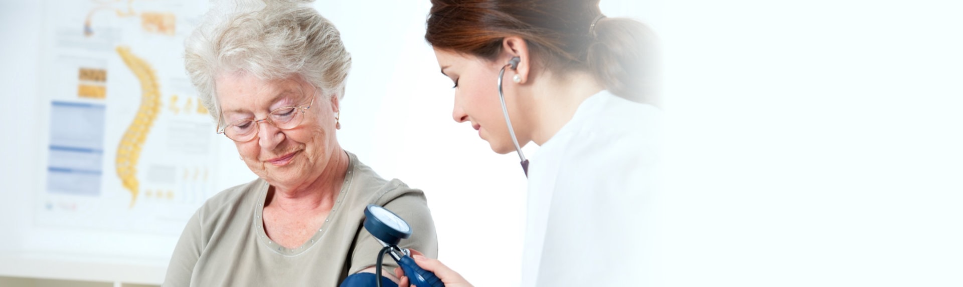 nurse monitoring her patient condition