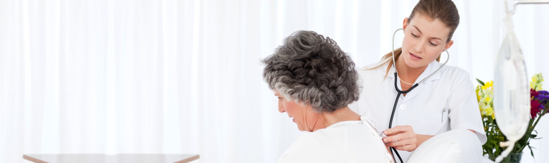 nurse monitoring her patient condition